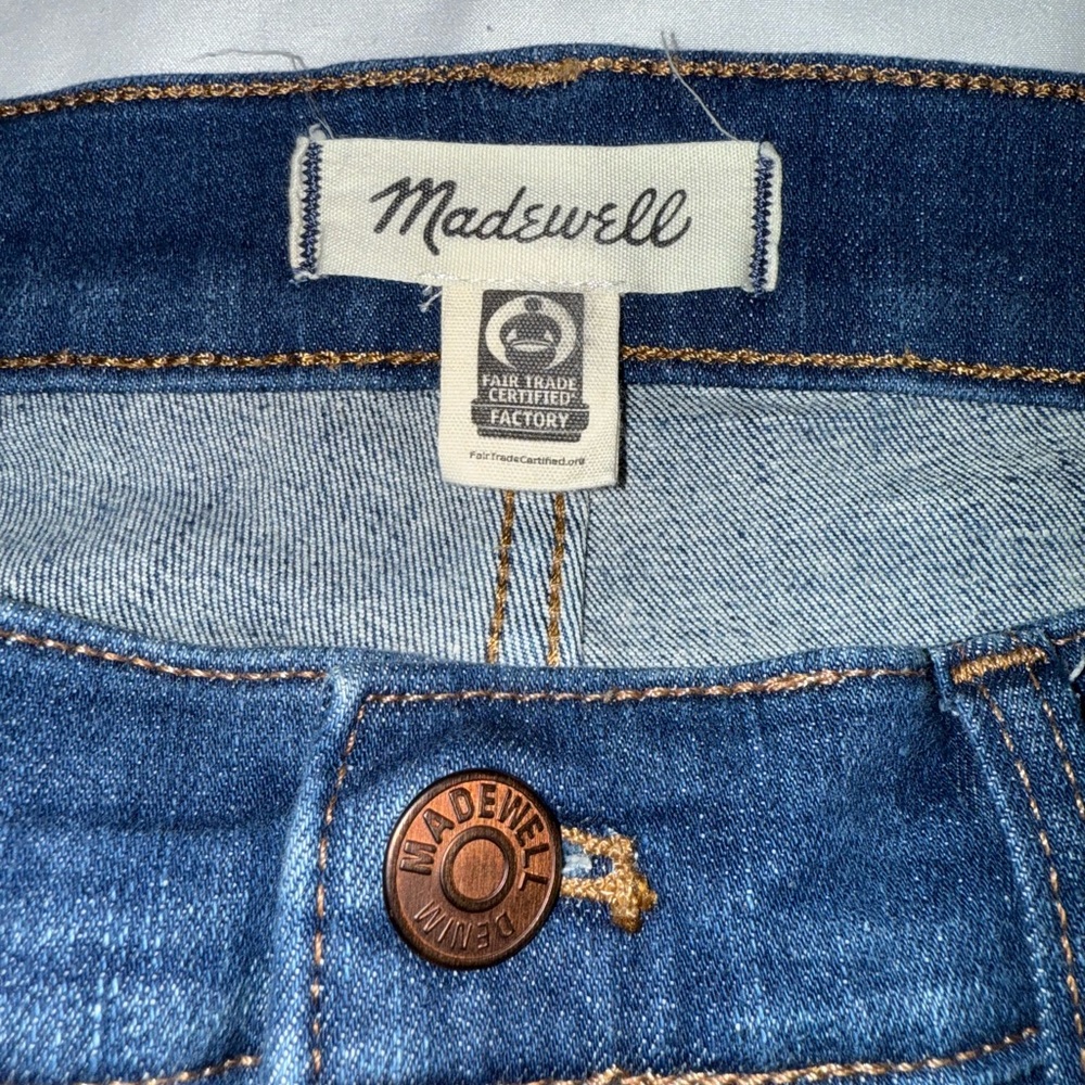 Madewell women's jeans, size 32, blue color